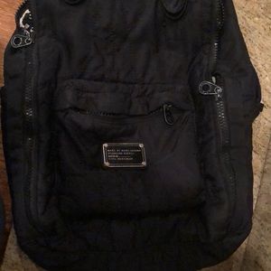 Marc by Marc Jacobs quilted nylon black backpack